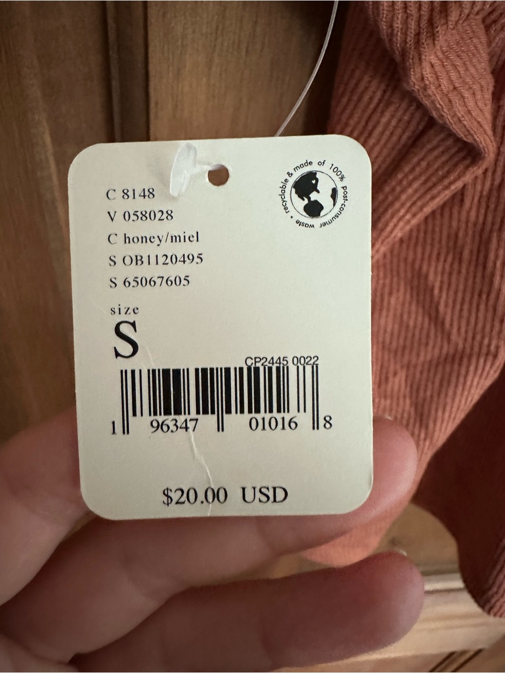 Free People Double-Strap Ribbed Tank — Rust - Picture 3 of 3